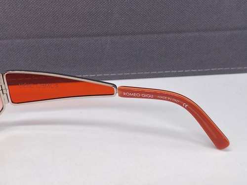 Romeo Gigli Sonnenbrillen Herren Damen silber rot U2 RG 181 Seitengläser - Picture 10 of 14