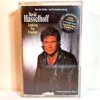 DAVID HASSELHOFF: LOOKING FOR FREEDOM (1989) Cassette - Rock, Pop - VGC
