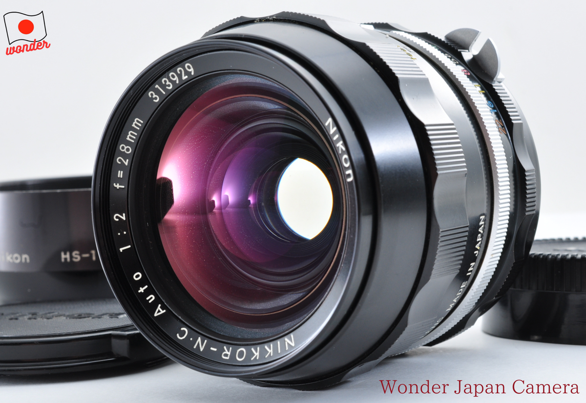 Mint ] Nikon NIKKOR-N.C Auto 28mm f/2 Non Ai Wide Angle Lens