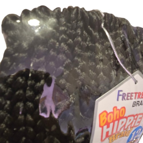 Lot of 3 Freetress Synthetic Boho Hippie Braid Crochet 12 in Color 2 Dark Brown - Picture 3 of 5