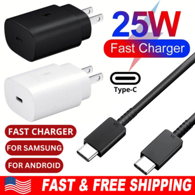 65W Super Fast Charging USB Type C Wall Charger For Samsung A16 A15 A25 A55 A56