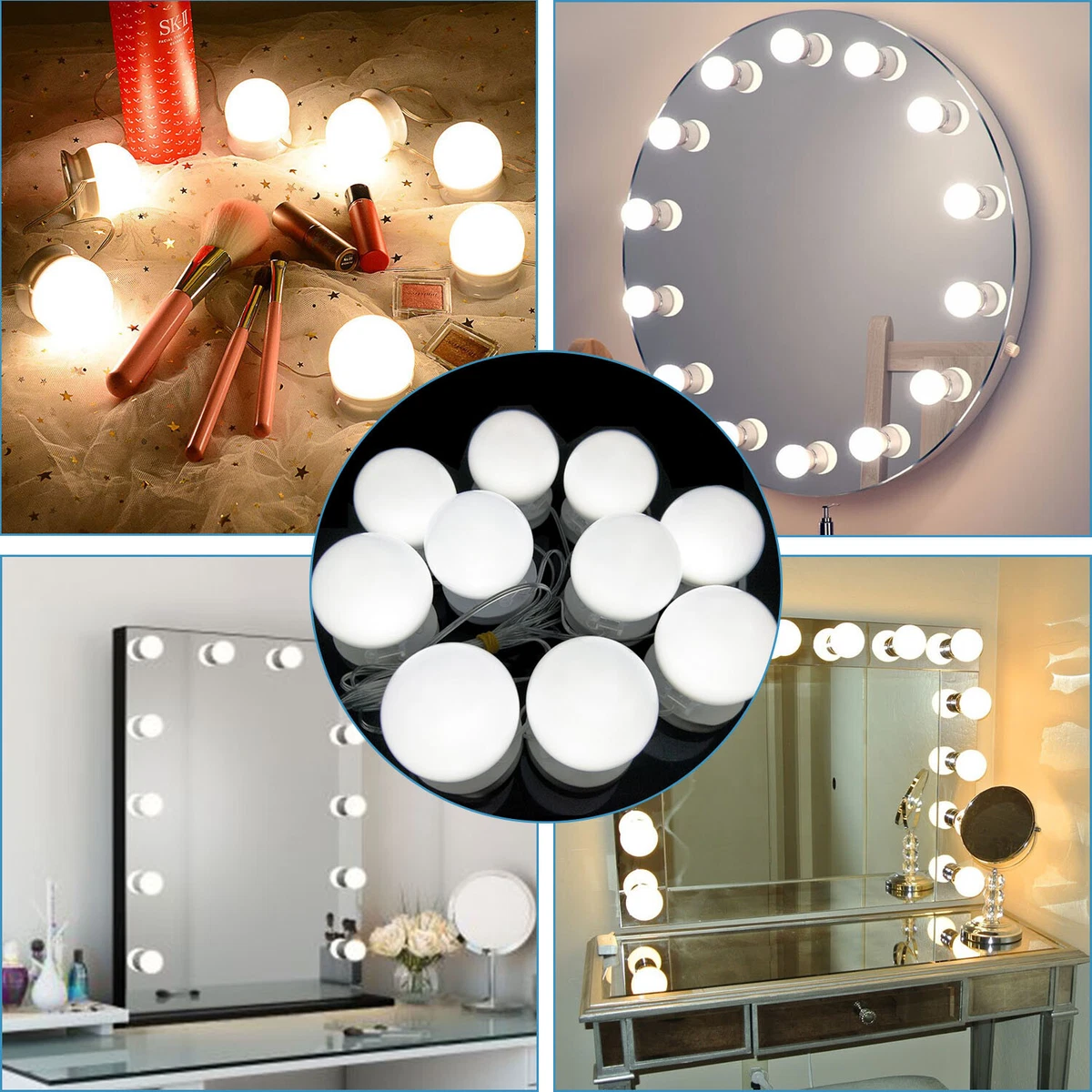Led mirror bulb outlet