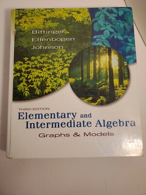 Elementary and Intermediate Algebra: Graphs & Models (3rd Edition) - GOOD