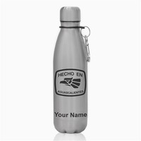 Water Bottle - Hecho En Aguascalientes - Personalized Engraving Included Water Bottle - Hecho En Aguascalientes - Personalized Engraving Included