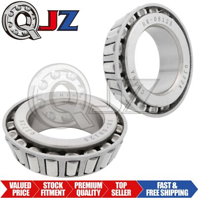 [2-Pack] 08125 Tapered Roller Bearing Inner Cone 1-1/4'' (Bore) x 0.5937'' (Width)
