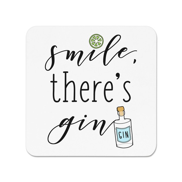 Smile Es Gibt Gin KüHlschrankmagnet - Gin Und Tonic Cocktail Lustig-image