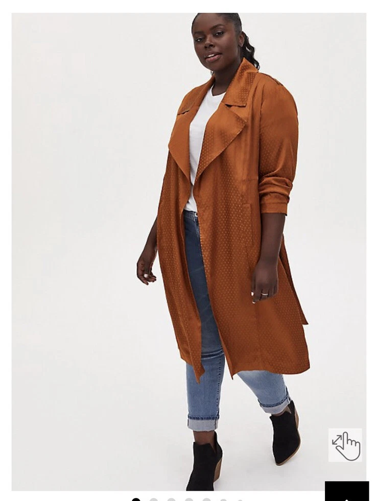 Torrid trench coat sale
