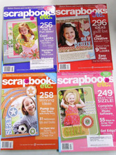 Lot of 4 Scrapbooks Etc Magazine Scrapbooking 2007 Feb/Mar May/June July  Oct.