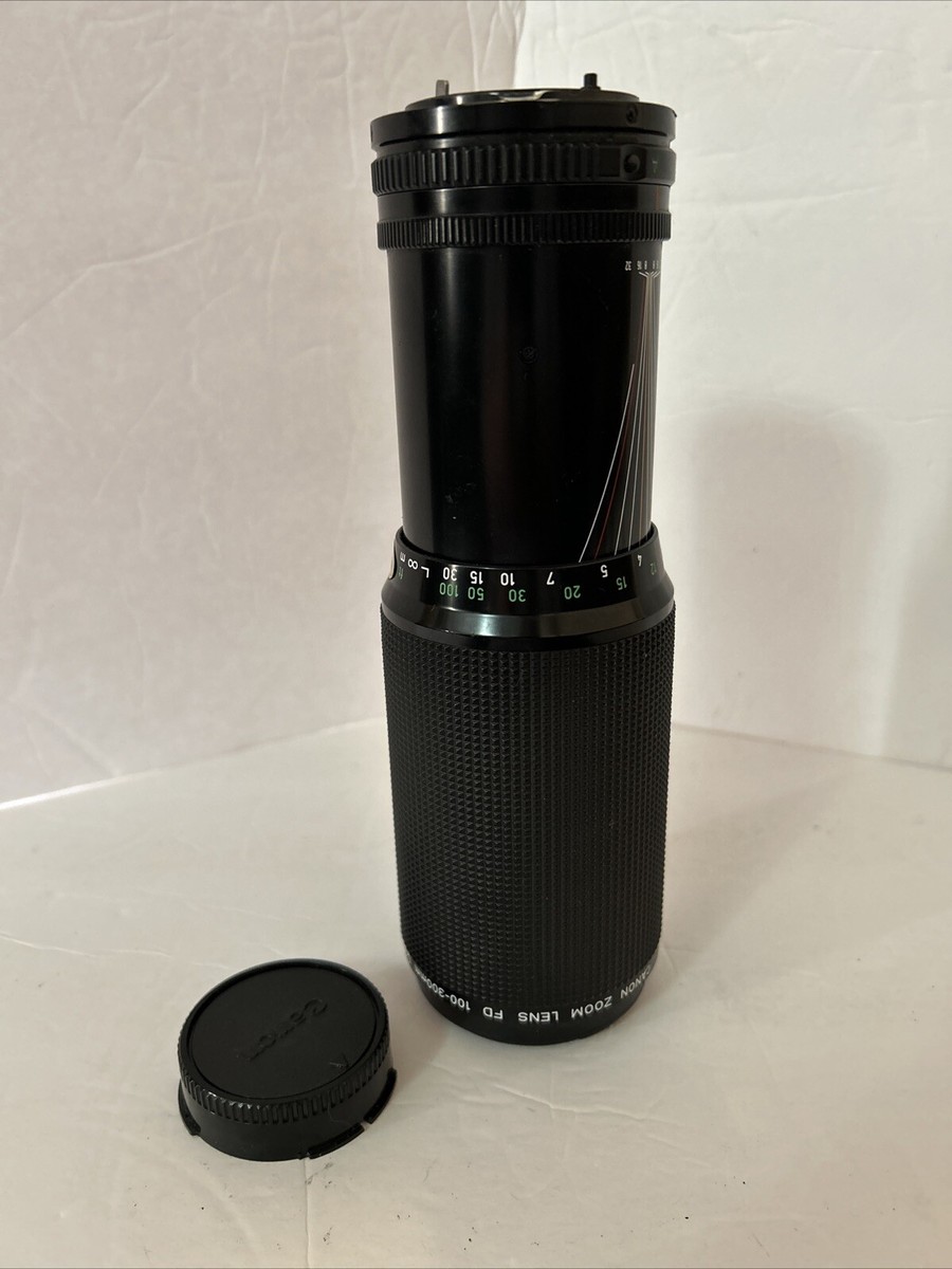 CANON　ZOOM　LENS　FD　100m-300ｍ　1:5.6　レンズ Canon Zoom Lens FD 100-300 mm 1:5.6 Made in Japan Great