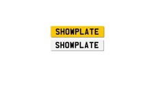 Custom Gel Show Plates On Number Plates (NOT Road Legal) SHOW USE CAR VAN