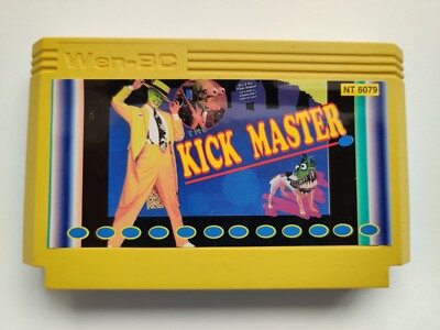 KICKMASTER - RARE Famicom Famiclone Nes Cartridge