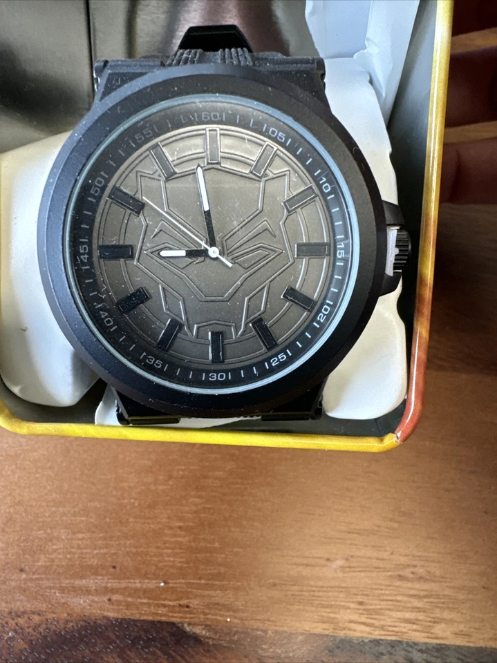 Reloj Hombre MARVEL The Black Panther Correa Corredor Negro Foto 2 de 2
