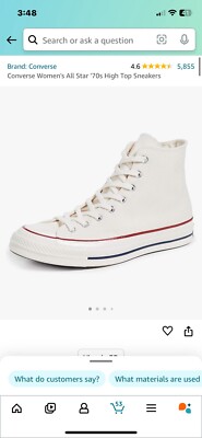 NEW converse all star white/garnet 