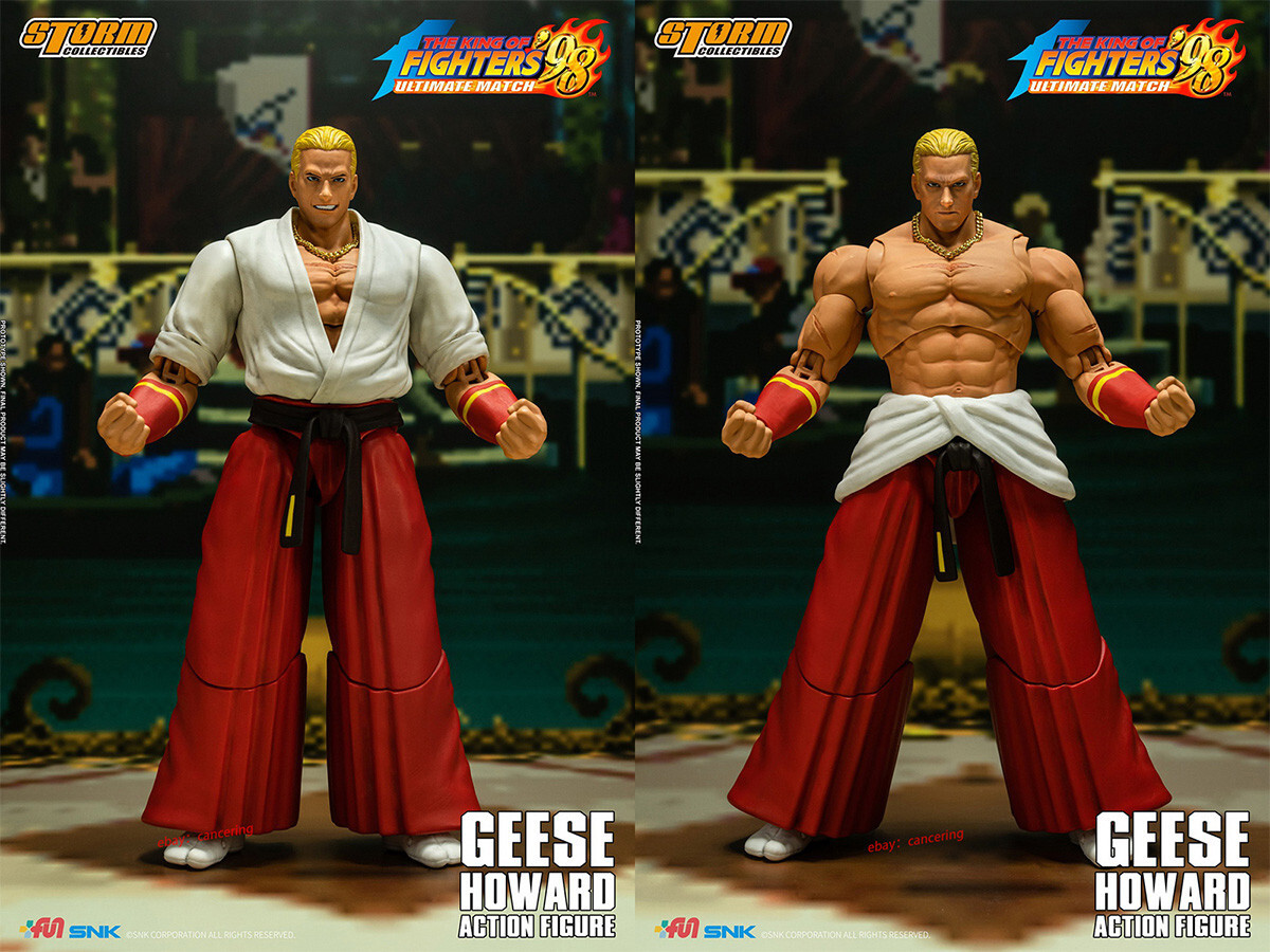 SNK Geese Howard フィギュア Storm Toys1/12 GEESE HOWARD-King OF Fighters 98 Collectible