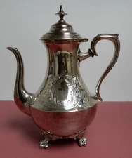 Vintage Atkinson Bros Series 9021 Model #2253 Silver-Plated Pitcher