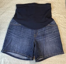 Lot of 2 Liz Lange Maternity Shorts A Pea in a Pod Maternity Jeans Small