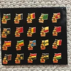 Vintage 1984 Coca-Cola International Flag Lapel Pins Lot Of 20 Sam The Eagle