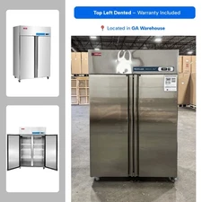 48" 2 Door WESTLAKE Commercial Freezer 36 Cu.ft – Dents