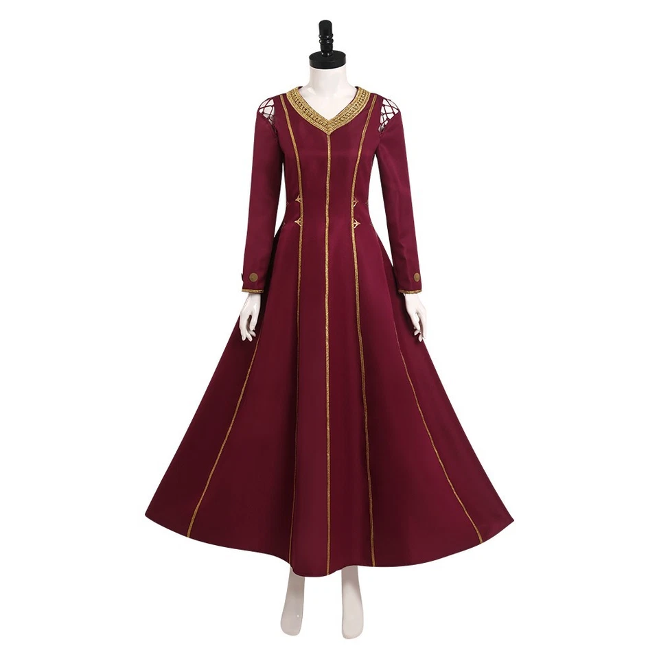 Rhaenyra Targaryen Cosplay Vestido Uniforme Halloween Carnaval Traje Libro Semana Elegante Foto 3 de 4