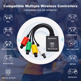 Apexneer BlueRetro Wireless Controller Adapter for SEGA Dreamcast DC