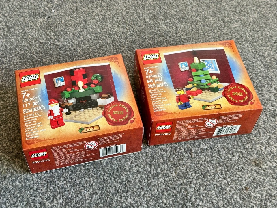 LEGO Christmas 3300020 & 3300002 Limited Edition Exclusive 2011 Complete Retired - Image 4 of 4