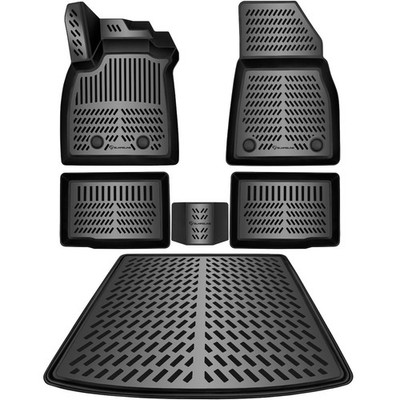 ELMASLINE 3D Gummimatten + Kofferraumwanne Set für OPEL FRONTERA 2024-2026