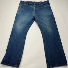 Levi Strauss 517 Slim Fit Boot Cut Jeans Medium Wash Denim Mens 40x30