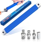 Offset Extension Wrench Set Ratchet Spanner Wrench with 4 Extender Adapter