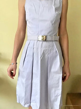 Prada RUNWAY Cotton Dress with PRADA SIGNATURE BELT* SIZE US 4