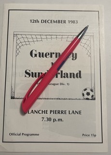 Guernsey v Sunderland 12/12/1980.