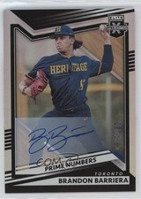 2022 Elite Extra Edition Prime Numbers A Signatures Brandon Barriera Auto z5b