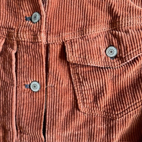 Free People Nelson Studded Corduroy Trucker Jacket Women's L Burnt Orange - Picture 5 of 11