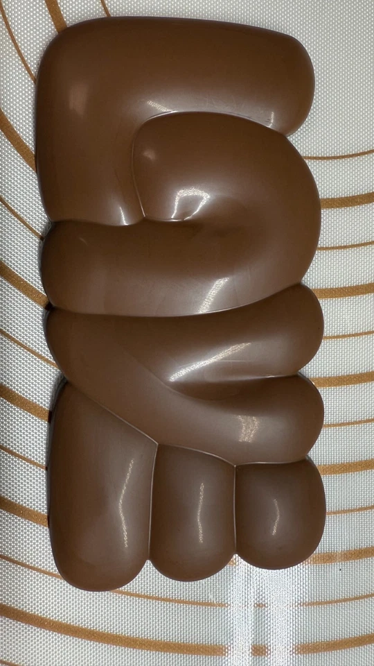 Milk chocolate bar  with Love sign Handcrafted 100g. - Image 3 of 4