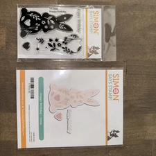 Simon Says Stamps and Dies Hoppy Birthday set945hb Rain or Shine Rabbit Theme