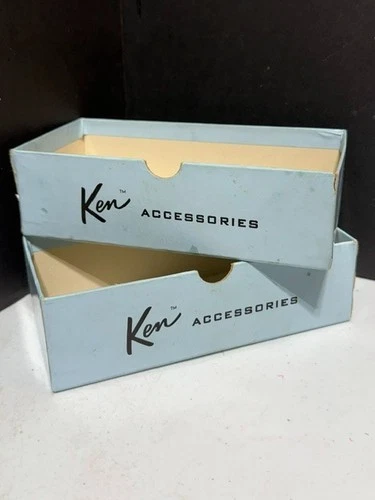 Vintage Ken Case Drawers Lot of Two Blue