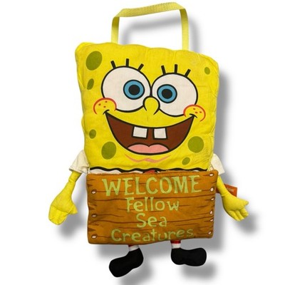 Spongebob Squarepants Plush Door Hanger  Welcome Fellow Sea Creatures 