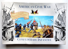 Accurate 1:32 American Civil War Confederate Infantry 20 Figures in 10 Poses