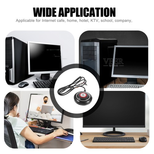 Verlängerungskabelknopf Büro Computerfallzubehör Desktop -Netzschalter - Afbeelding 6 van 12
