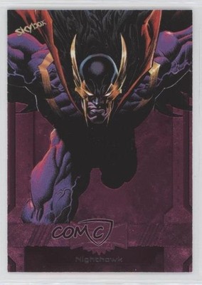 2024 Skybox Marvel Metal Universe Avengers Pink 70/75 Nighthawk #63 09wc