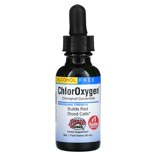 2 X Herbs Etc., ChlorOxygen, Chlorophyll Concentrate, Alcohol Free, 1 fl oz (30 - Picture 1 of 2