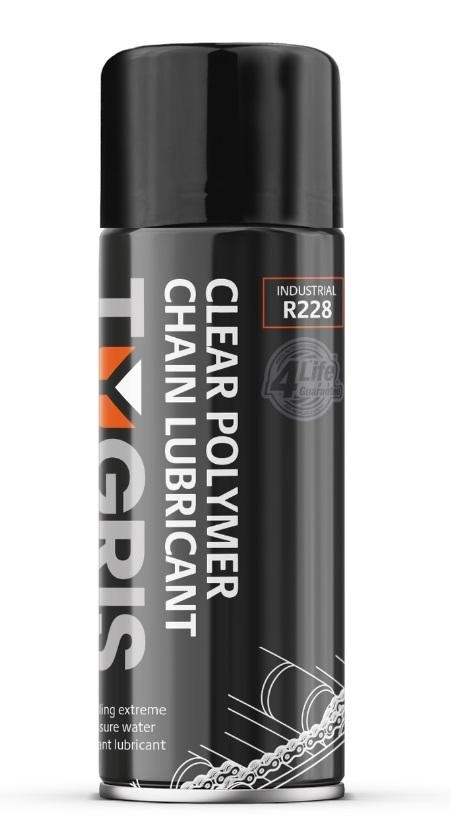 R228 Clear Polymer Chain Lubricant 400ml - Brand TYGRIS