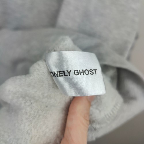 Lonely Ghost ILYSIB Hoodie Gray Mens XL Light Gray Heather Fleece Sweatshirt - Picture 7 of 9