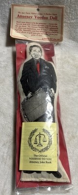 Attorney Voodoo Doll- 1991- Vintage - Voodoo To You Inc. - Gag Gift