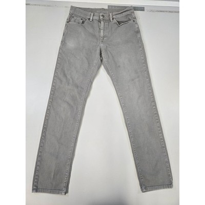 Mott & Bow Mercer Slim Fit Jeans Mens 30x32 Light Grey Stretch Denim Pants