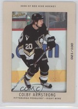 2006-07 Upper Deck Bee Hive Matte 21/100 Colby Armstrong #22 1p0