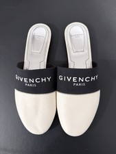 Givenchy Leather Printed Mules Size 7