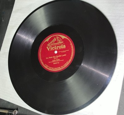 Victrola Record 88073 Lo, Here The Gentle Lark! Nellie Melba 12'' 78 Rpm
