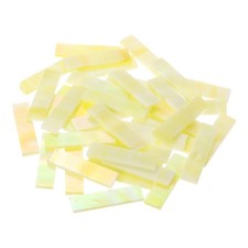 Stained Glass Strip, Iridescent Yellow Mosaic Tiles 200g/7.05 oz
