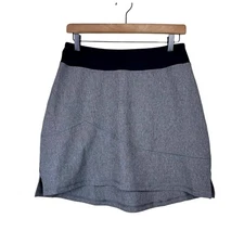 Garneau Bormio M Gray UPF 50 Moisture Wicking Pull On Cycling Athleisure Skirt