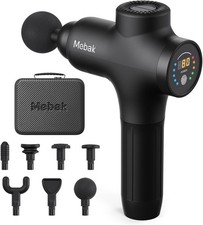 Mebak Deep Tissue Massage Gun for Athletes 3 Speed Quiet Portable Gift for Him